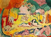 Henri Matisse Le bonheur de vivre painting